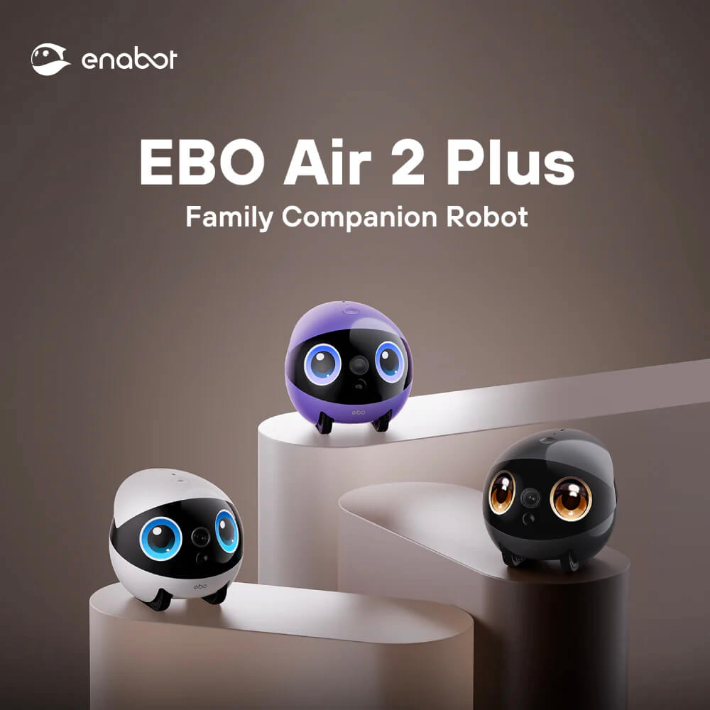 กล้องวงจรปิดหุ่นยนต์ ENABOT EBO AIR 2 PLUS สีม่วง